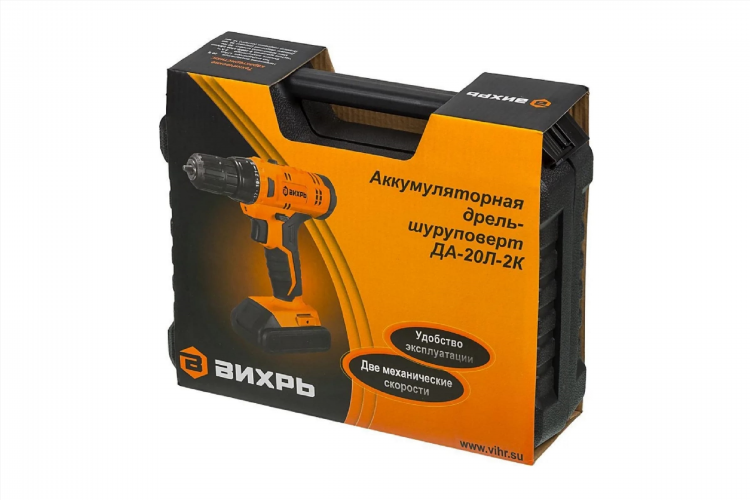 Аккумуляторная дрель шуруповерт вихрь