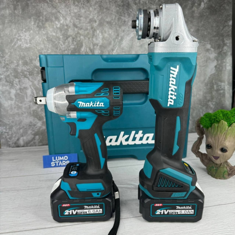 Набор аккумуляторного инструмента makita 6 в 1