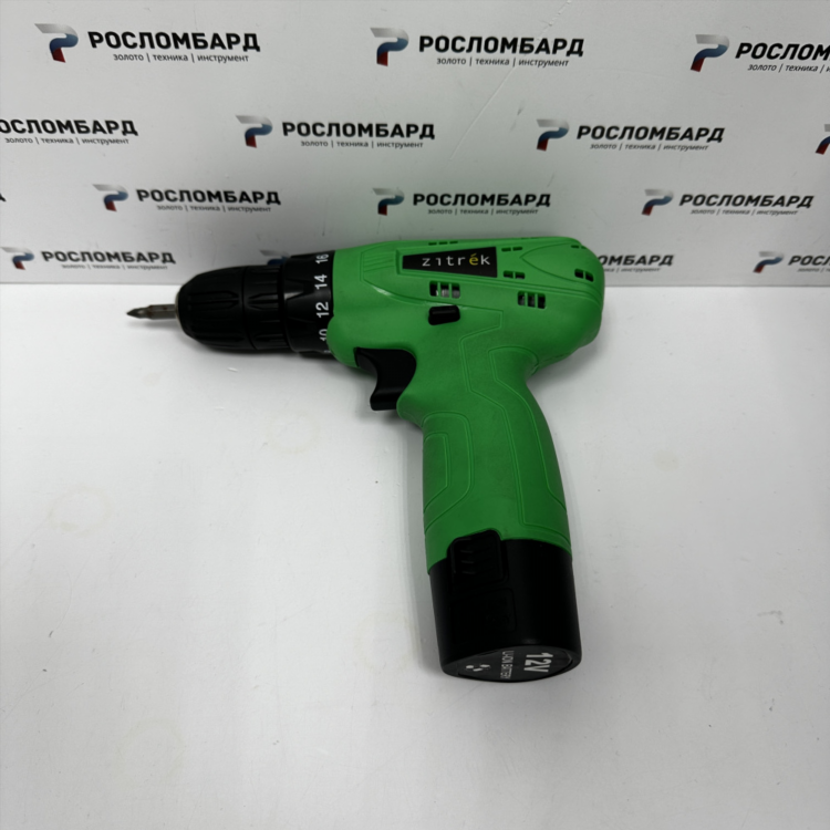 Шуруповерт zitrek green